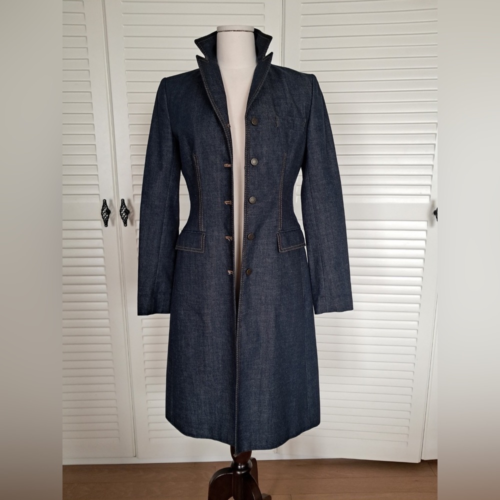 Dolce & Gabbana Long Denim Coat